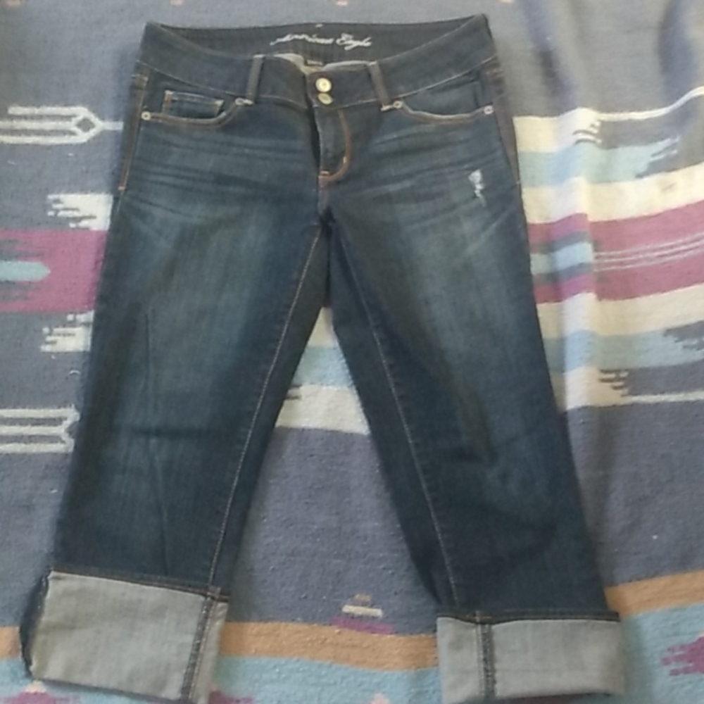 Women's size 10 American eagle stretch capris
